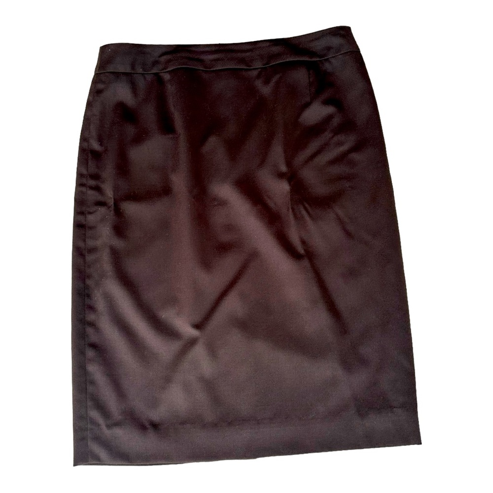 Pendleton‎ Women's Dark Brown Wool Blend Pencil Skirt Size 8 Office Career Wear